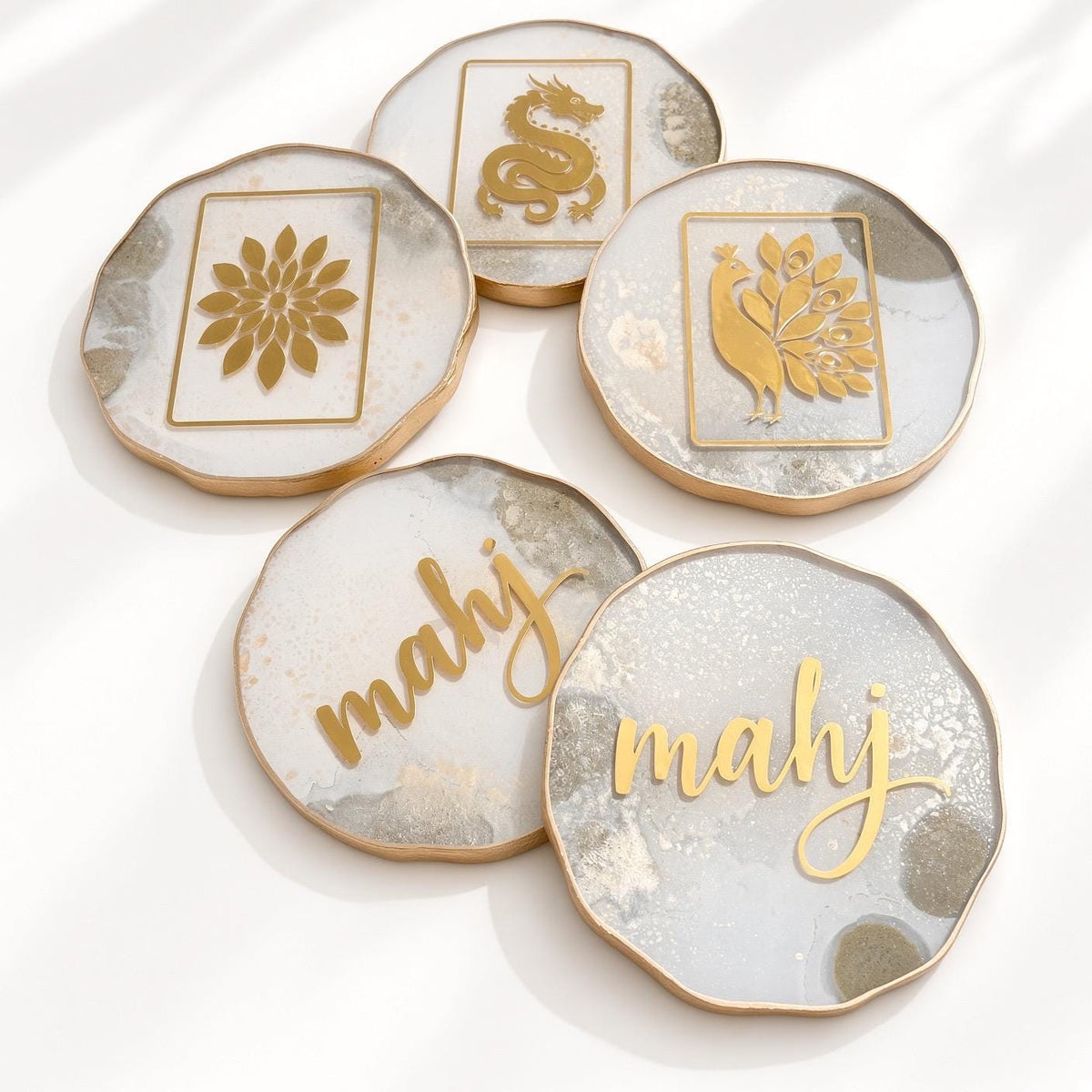Mahjong Coaster Set