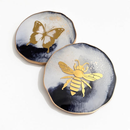 Mixed Garden Decal Coasters