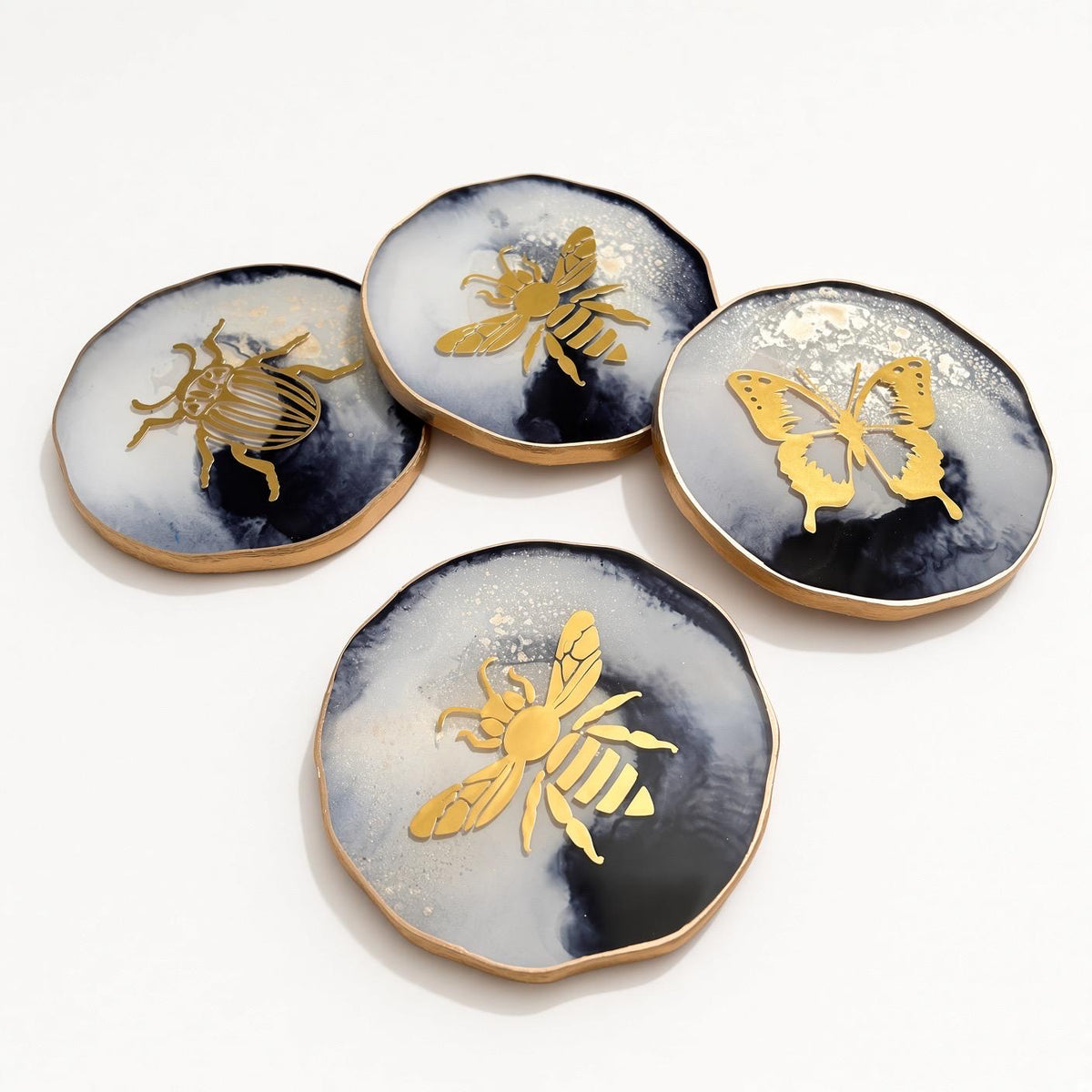 Mixed Garden Decal Coasters