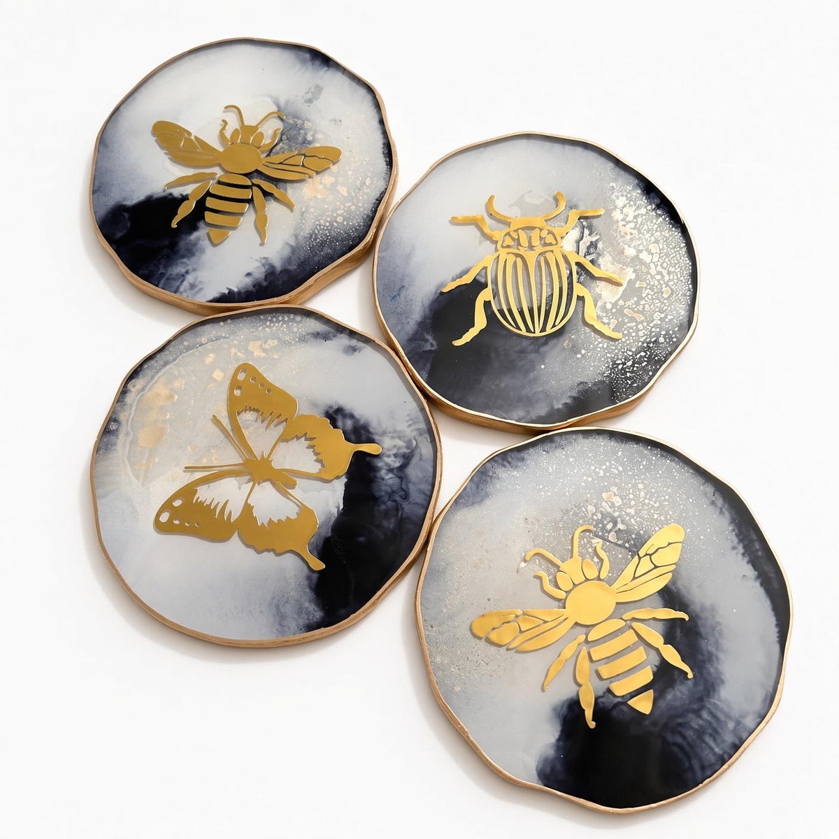 Mixed Garden Decal Coasters