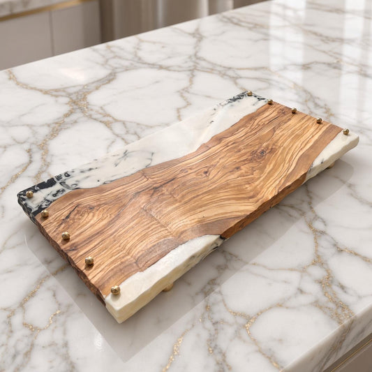 12x24" Olive Wood Charcuterie Tray