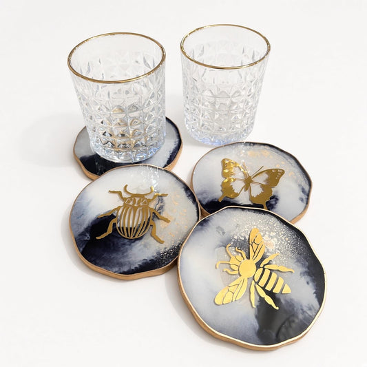 Mixed Garden Decal Coasters