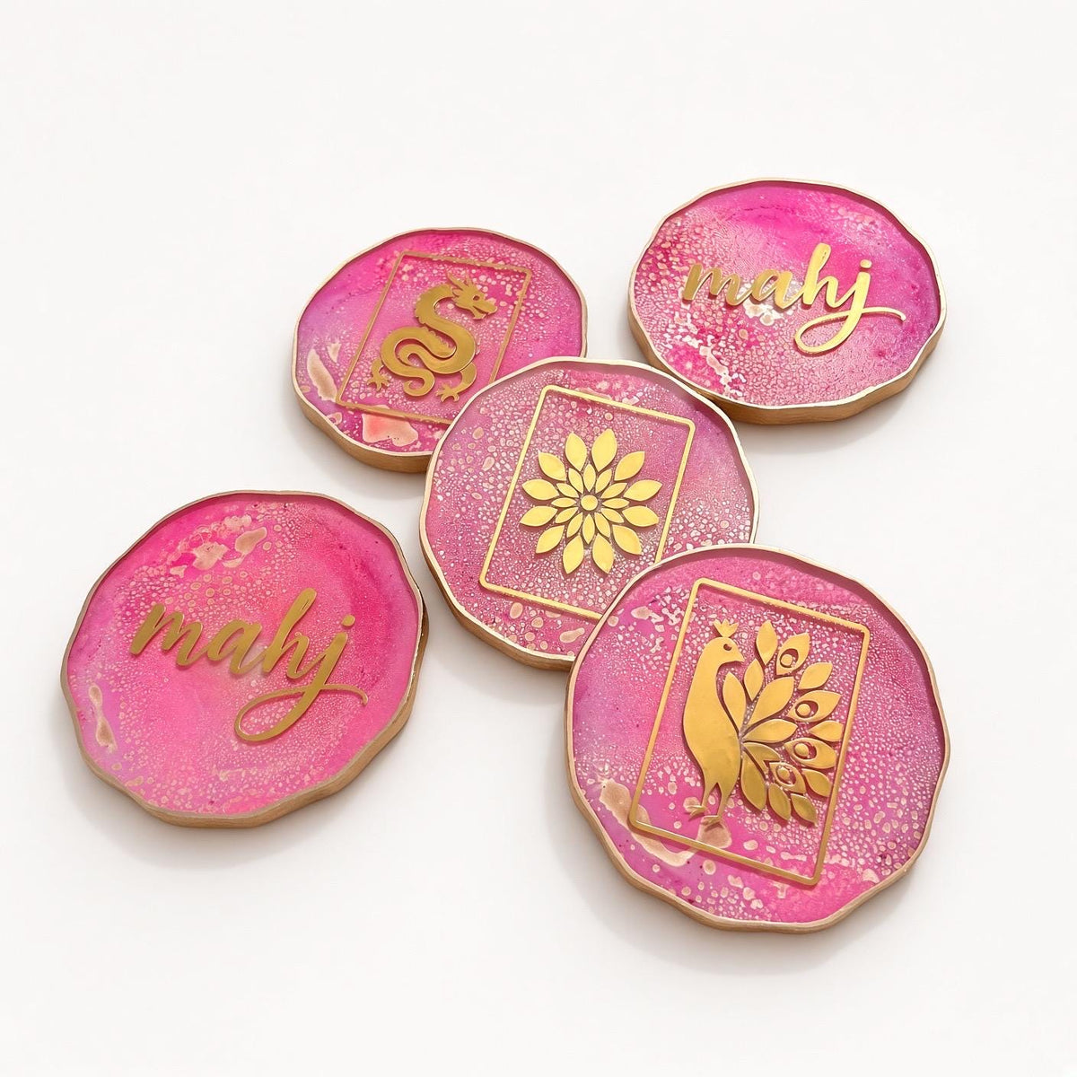 Mahjong Coaster Set