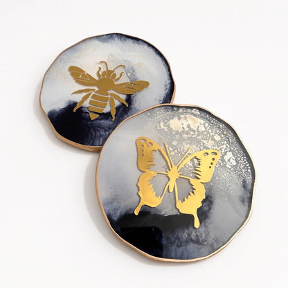 Mixed Garden Decal Coasters