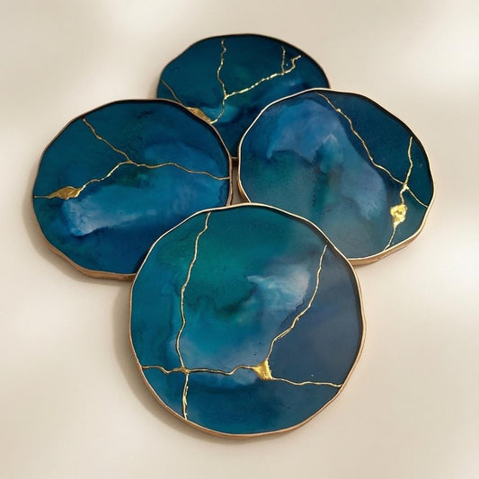 Coasters | Teal Blue