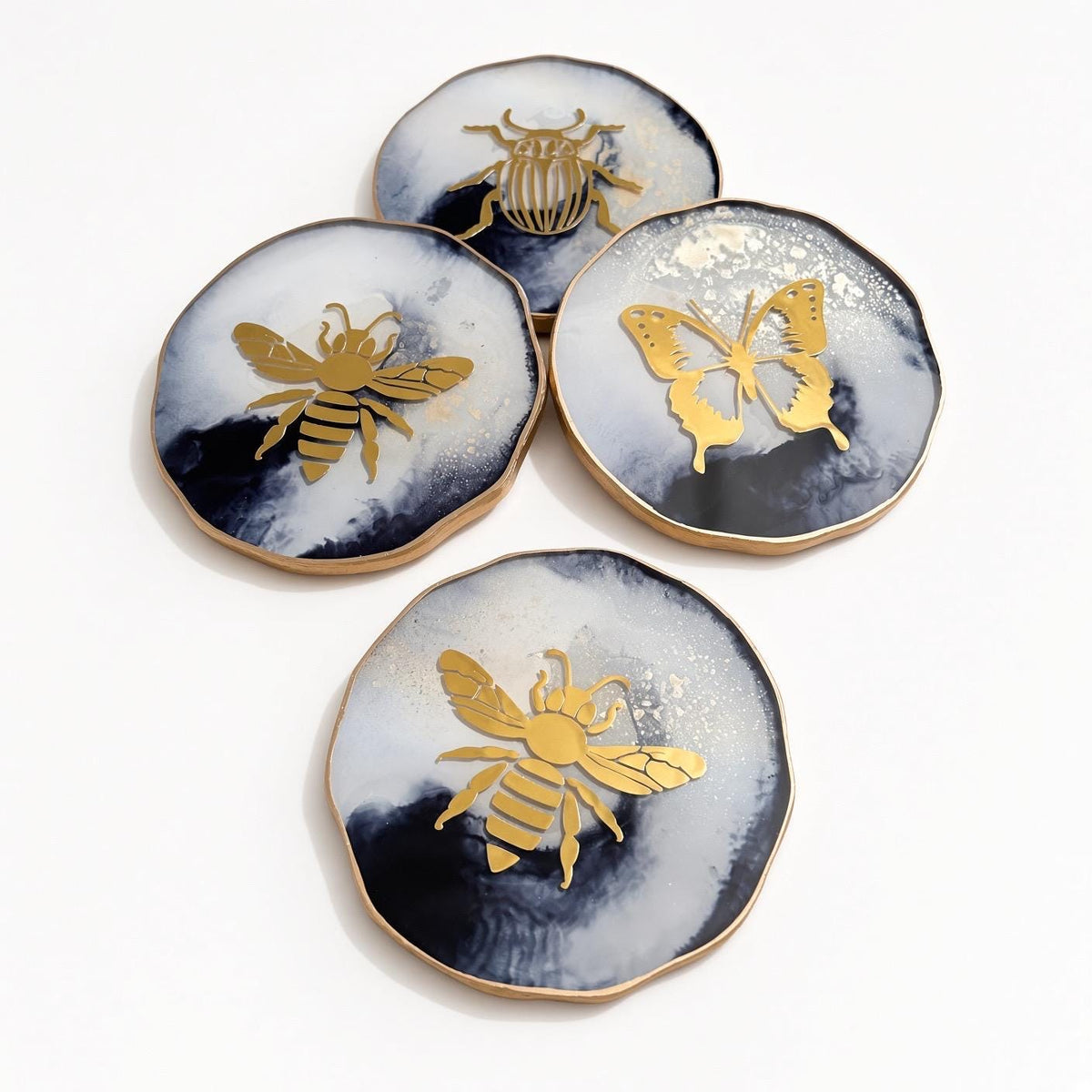 Mixed Garden Decal Coasters