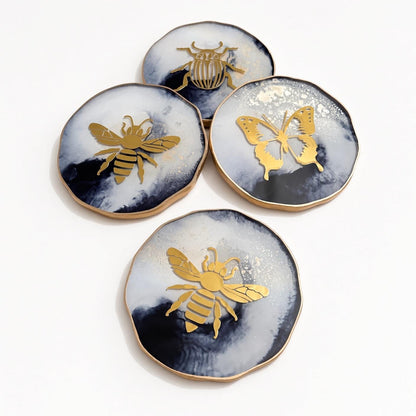 Mixed Garden Decal Coasters